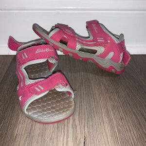 Eddie Baurer Kelsey Sport Sandal Girls Shoes size 12 Pink Adjustable